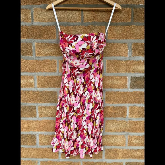 SHOSHANNA - SILK STRAPLESS DRESS 2 - Picture 2 of 10